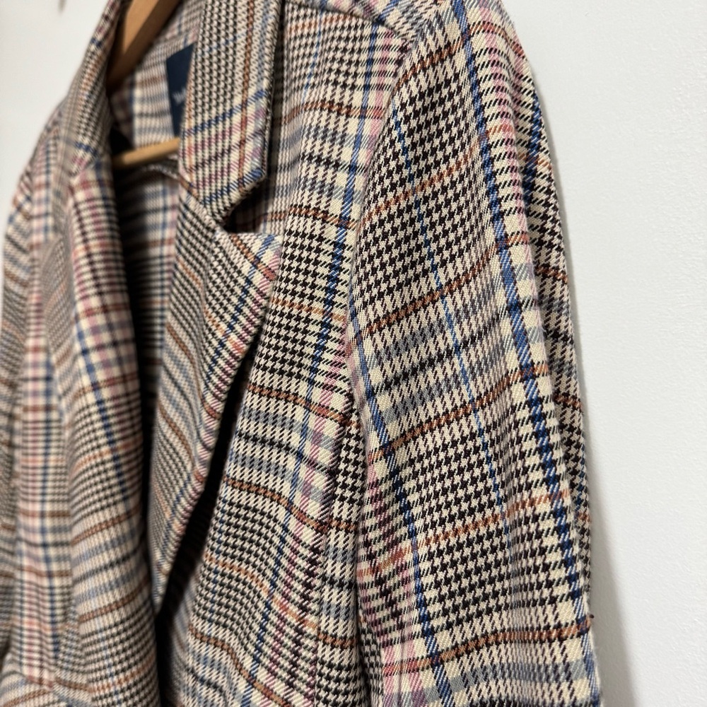 ModCloth Glen Plaid Double Breasted Blazer - Picture 4 of 14